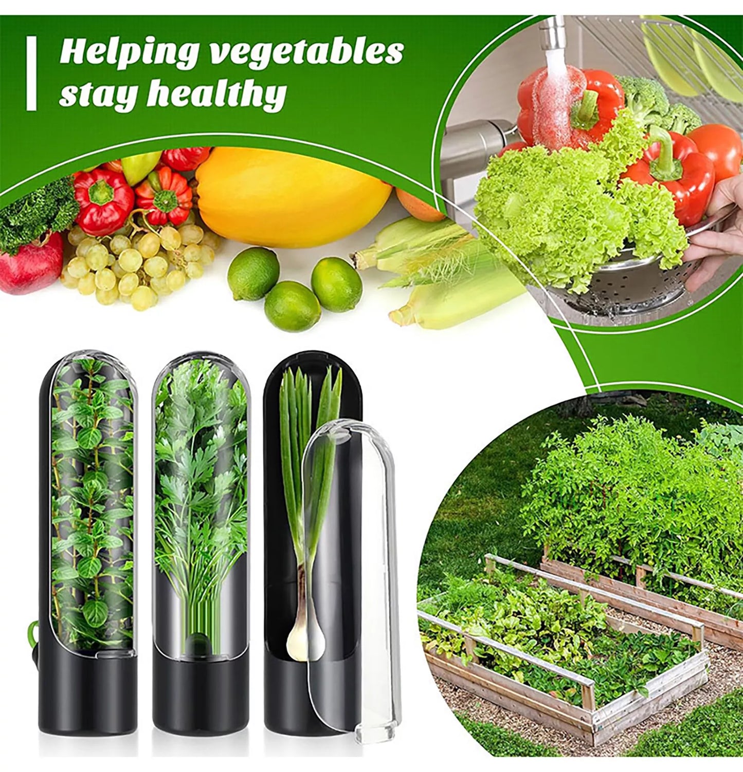 Herb Freshness Saver Pods | Keep Your Kitchen Herbs Fresh Longer
