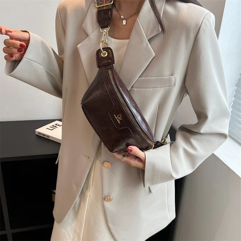 Artemis Leather Crossbody Bag - Selene Vibe