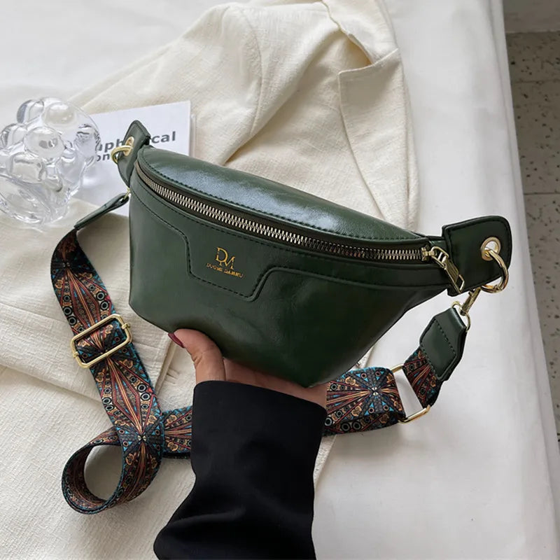 Artemis Leather Crossbody Bag - Selene Vibe
