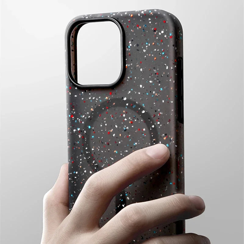 Colorful Confetti Burst iPhone Case β MagSafe-Compatible Paint-Splatter Design - Selene Vibe