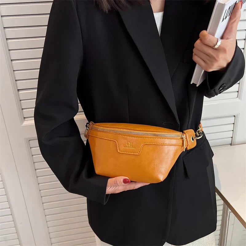 Artemis Leather Crossbody Bag - Selene Vibe
