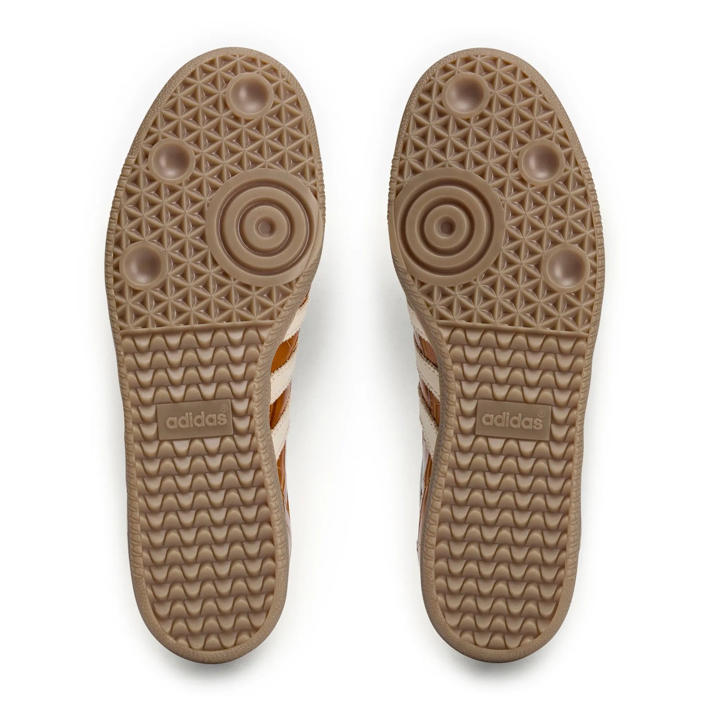 Chic Collegiate Brown Samba Pony by Wales Bonner with Crocodile Print Details