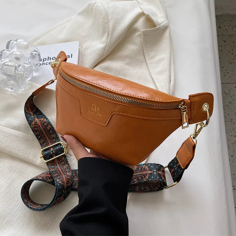 Artemis Leather Crossbody Bag - Selene Vibe